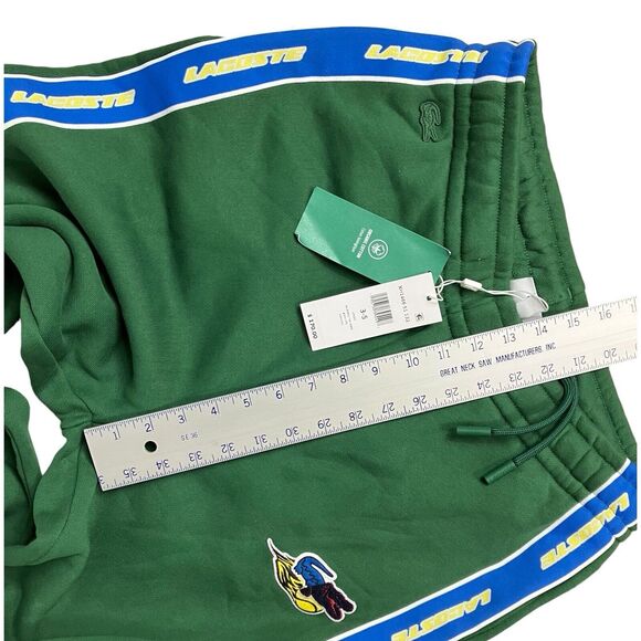 Lacoste Sweatpants Mens S Green Preppy Side Spellout Casual Organic Streetwear - Picture 7 of 10